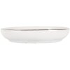 Clayre & Eef 6CE1999 Zeepbakje Keramiek Wit Kroonmotief 14x11x3 cm