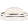 Clayre & Eef 6CE2003 Zeepbakje Wit Keramiek Ø 12x3 cm