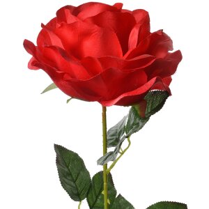 Clayre & Eef 5PL0138R Kunstbloem Roos Rood Groen...