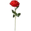 Clayre & Eef 5PL0138R Kunstbloem Roos Rood Groen 19x19x75 cm