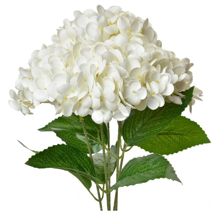 Clayre & Eef 6PL0347W Kunstbloem Wit Groen 23x23x45 cm