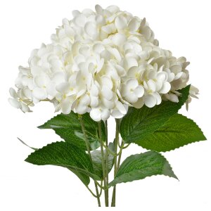 Clayre & Eef 6PL0347W Kunstbloem Wit Groen 23x23x45 cm