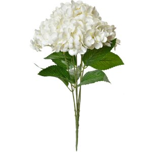 Clayre & Eef 6PL0347W Kunstbloem Wit Groen 23x23x45 cm