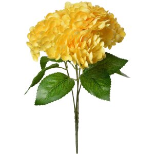 Clayre & Eef 6PL0347Y Kunstbloem Geel Groen 23x23x45 cm