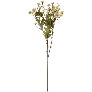 Clayre & Eef 6PL0348W Decoratie Tak met Bloemen Wit Groen 23x17x60 cm