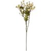 Clayre & Eef 6PL0348W Decoratie Tak met Bloemen Wit Groen 23x17x60 cm