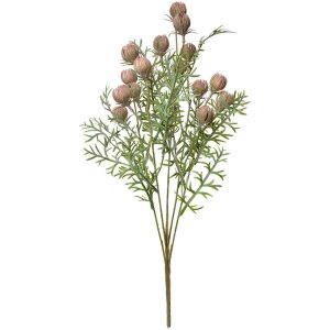 Clayre & Eef 6PL0349P Decoratieve Tak Bloemen Roze...