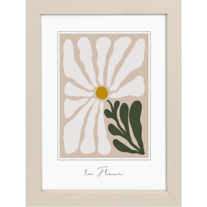 Goldbuch houten lijst Aura 13x18 cm beige echt hout met voet en helder glas