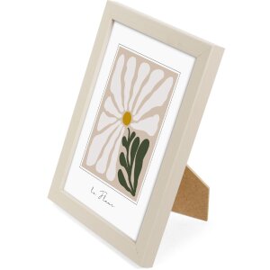 Goldbuch houten lijst Aura 13x18 cm beige echt hout met voet en helder glas