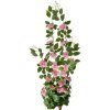 Clayre & Eef 6PL0346P Decoratie Tak Bloemen Roze Groen 25x15x87 cm