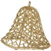 Clayre & Eef 65791 Decoratiehanger bel goudkleurig Ø 11x11 cm