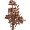 Clayre & Eef 65797 Decoratie tak met bloemen koper 11x8x33 cm
