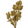 Clayre & Eef 65803 Decoratie Tak met Bloemen Goud 10x8x35 cm