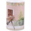 Clayre & Eef 6BL0155 Spaarpot Roze Retro Ø 10x15 cm