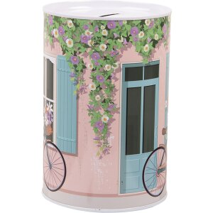 Clayre & Eef 6BL0156 Spaarpot Ø 10x15 cm