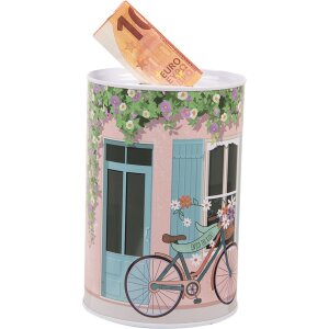 Clayre & Eef 6BL0156 Spaarpot Ø 10x15 cm
