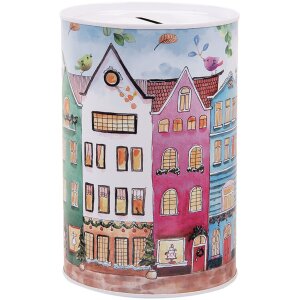 Clayre & Eef 6BL0157 Spaarpot Ø 10x15 cm