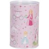 Clayre & Eef 6BL0159 Prinses spaarpot roze Ø10x15 cm