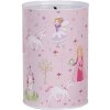 Clayre & Eef 6BL0159 Prinses spaarpot roze Ø10x15 cm