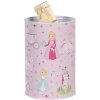 Clayre & Eef 6BL0159 Prinses spaarpot roze Ø10x15 cm