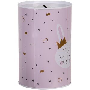 Clayre & Eef 6BL0164 Spaarpot Roze Konijntje Ø...