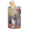 Clayre & Eef 6BL0168 Spaarpot kat motief Ø 8x13 cm landelijke stijl