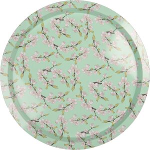 Clayre & Eef 6BL0181 Dienblad Ø 32 cm groen...