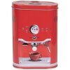 Clayre & Eef 6BL0190 Blikken Doos Rood 14x8x19 cm Landelijke Stijl