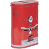 Clayre & Eef 6BL0190 Blikken Doos Rood 14x8x19 cm Landelijke Stijl