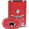 Clayre & Eef 6BL0190 Blikken Doos Rood 14x8x19 cm Landelijke Stijl
