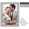 ZEP Lord fotolijst grijs zwart 10x15 13x18 15x20 cm staand liggend formaat