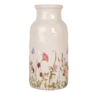 Clayre & Eef Vaas 6CE1932L Beige Roze Ø 15x32...