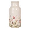 Clayre & Eef Vaas 6CE1932L Beige Roze Ø 15x32 cm Keramiek landelijke stijl