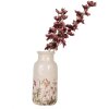 Clayre & Eef Vaas 6CE1932L Beige Roze Ø 15x32 cm Keramiek landelijke stijl