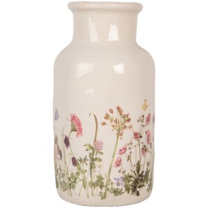 Clayre & Eef Vaas 6CE1932M Beige Roze Keramiek...
