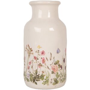 Clayre & Eef Vaas 6CE1932M Beige Roze Keramiek...