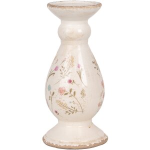Clayre & Eef 6CE1945M Kaarshouder Keramiek Beige Roze...