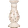 Clayre & Eef 6CE1945M Kaarshouder Keramiek Beige Roze Ø 12x26 cm