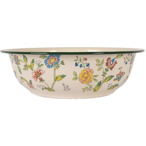 Clayre & Eef 6EM0004 Decoratieve Kom Emaille Beige...