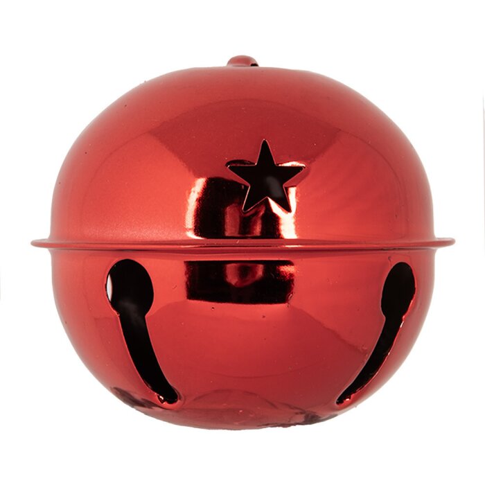 Clayre & Eef 6Y5726S Decoratiebel Ø 5x4 cm rood landelijke stijl