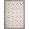 Clayre & Eef LVT42-1G Keukendoek Beige Grijs Hartpatroon 50x70 cm