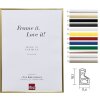 Kunst effect puzzel lijst zilver goud zwart wit 24x36 cm tot 70x100 cm