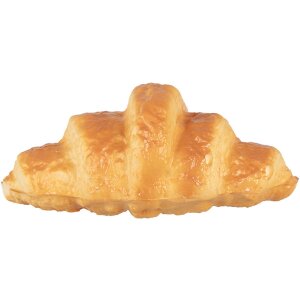Clayre & Eef Decoratieve Croissant Bruin 13x7x5 cm Plastic