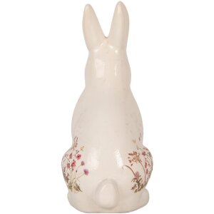 Clayre & Eef 6CE1959L Sierkonijn Beige Roze 16x12x28 cm