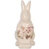 Clayre & Eef 6CE1959M Decoratief Konijn Beige Roze Keramiek 13x10x21 cm