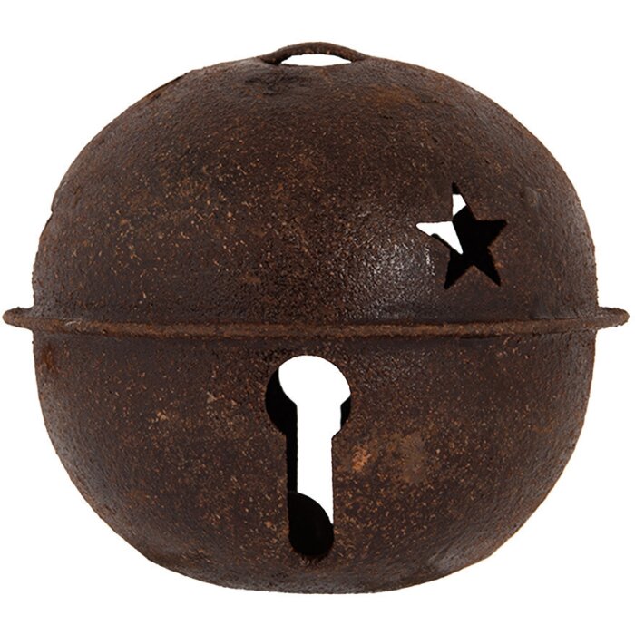 Clayre & Eef 6Y5728M Decoratiebel Bruin IJzer Ø 9x9 cm