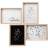 Walther Silhouette houten galerie wit/beuken 4 fotos 10x15 cm 13x18 cm