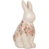 Clayre & Eef 6CE1956L Sierkonijn Beige Roze 16x12x28 cm