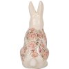Clayre & Eef 6CE1956L Sierkonijn Beige Roze 16x12x28 cm