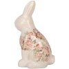 Clayre & Eef 6CE1956L Sierkonijn Beige Roze 16x12x28 cm